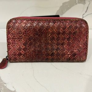 Bottega snake skin Veneta wallet